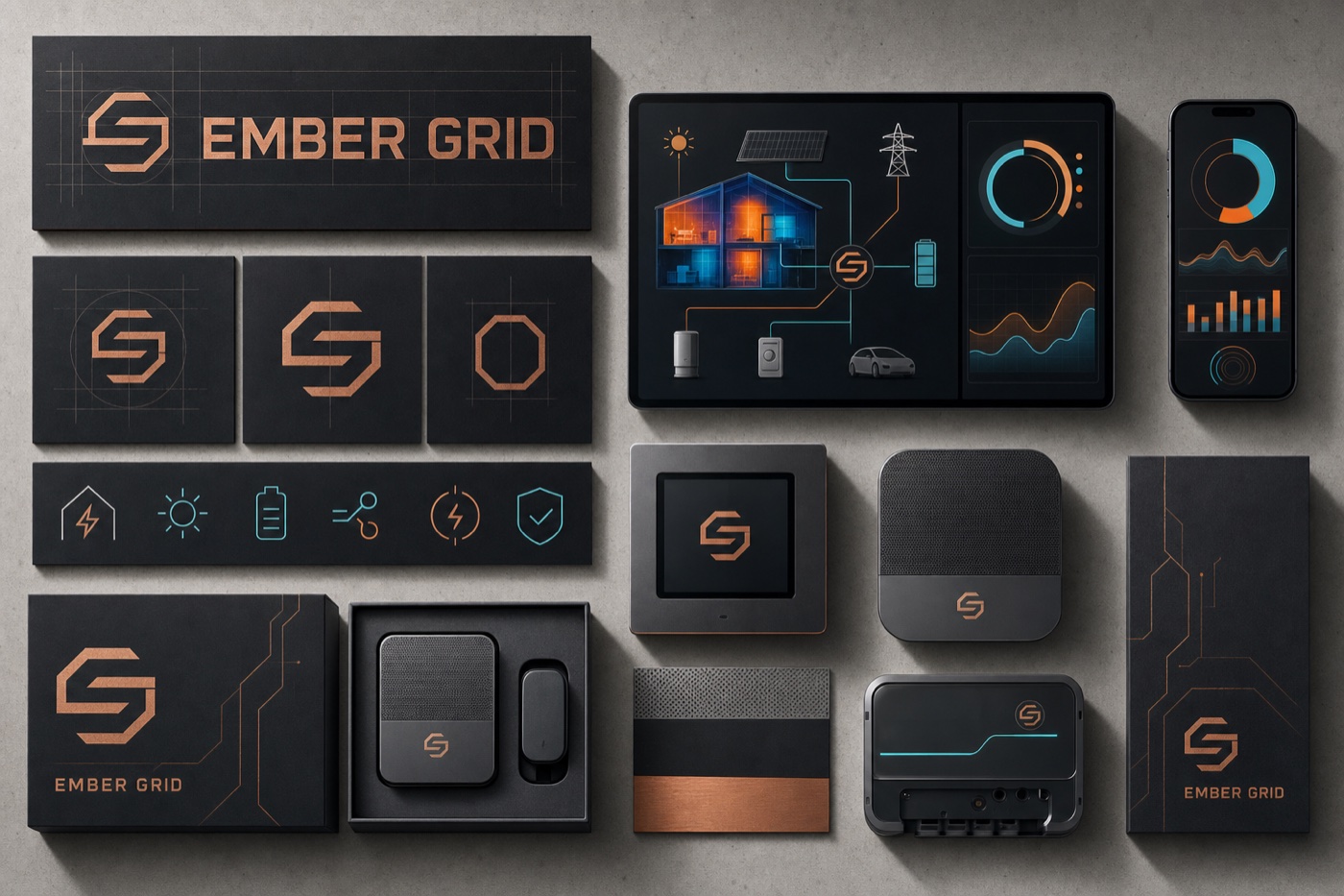EMBER GRID home energy identity, monitoring dashboard and hardware applications